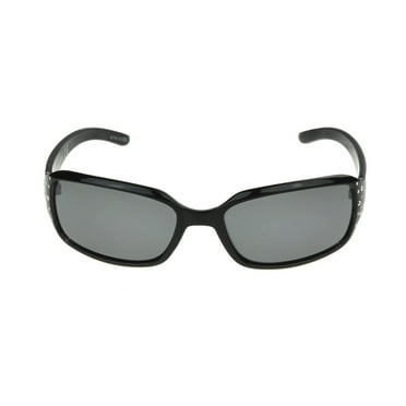 Foster Grant Women's Rectangle Fashion Sunglasses Black