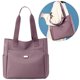 thumbnail image 3 of Bolso Mano para Mujer Bolso Mano Versátil Y Ligero Bolso (Taro Purple), 3 of 9