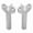 Silver, variant on 4.5" Straight Handlebars Risers Riser 1" Bars For Harley Dyna Super Glide FXD US