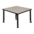 thumbnail image 2 of Regency TB3030PLAPCBK Table de Classe Mobile Carrée en Érable de 30 Po à Hauteur Réglable, 2 of 2