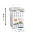 thumbnail image 4 of Marker Set 24 Colors Dual-Tip Art Pens for Coloring Drawing DIY Projects B, 4 of 7