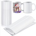 thumbnail image 3 of 280 Pcs Film Rétractable pour Sublimation 5X10 Pouces Film Rétractable Transfert de Chaleur Sacs Rétractables Bandes Rétractables Blanches pour Tasse, 280 x Pochettes Rétractables pour Sublimation, Blanc, 3 of 8