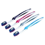 Oral-B Pro-Flex Stain Eraser Manual Toothbrush, Medium, 4 Count for Adults and Children 6+