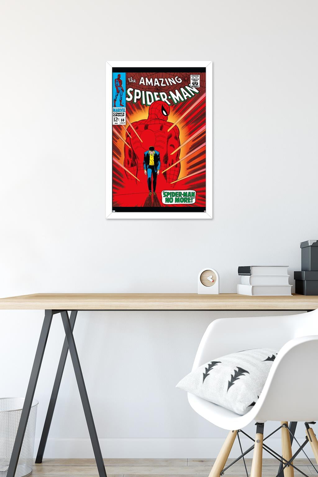 Marvel Comics - Amazing Spider-Man #50 Wall Poster, 14.725" x 22.375" Framed