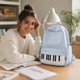 thumbnail image 5 of StlyGar Piano Backpack Whimsical Twee Backpack Y2k Cute Bookbag Medium Daypack Cutecore Supplies, 5 of 6