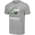 thumbnail image 2 of Men's Starter  Heather Gray Minnesota Wild Arch City Team Graphic T-Shirt, 2 of 3