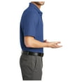 thumbnail image 3 of Yellow Rooster Men's Short Sleeve Stain-Release Polo T-Shirts Royal XS, 3 of 6