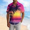 thumbnail image 5 of Yaoyar Mens Hawaiian Shirts Short Sleeve with pocket Button Down Luau Party Shirts Summer Beach Casual Vacation Blouse Tops, 5 of 5