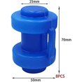 thumbnail image 2 of 8pcs PP plastic gables children trampoline steel pipe cover steel pipe cover, 2 of 5