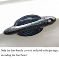 thumbnail image 5 of Furulu Glossy Black Carbon Fiber Look Door Handle Covers Trims For 2011-2014 Hyundai Sonata, 5 of 5