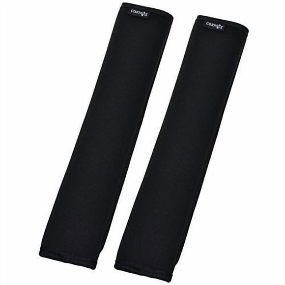 Cosmos 2 Almohadillas De Neopreno Para Correa De Hombro Para Ordenador Portátil, Bolsa De Mensajero, Bolsa De Deporte, Bolsa De Viaje, Color Negro, 12 Pulgadas