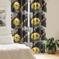 thumbnail image 2 of Ambesonne Game Emoji Curtains, Mad Faces Gamer Plot, Pair of 28"x63", Mustard Dark Grey White, 2 of 5