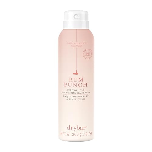 Drybar Rum Punch Strong Hold Volumizing Hairspray | Holds Style for 24 Hours and Instantly Doubles Volume,* No Flakiness or Buildup, Maximum Hold for