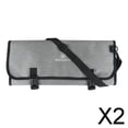 thumbnail image 1 of Bolsa de almacenamiento de cubiertos,Bolsa enrollable para cuchillos de chef profesional con 14 ranuras,Estuche de viaje Bolsillos de almacenamiento Portador,Ideas para guardar cuchillos, 1 of 7