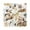 Gold, variant on Cartoon Raccoon Fox Wall Clock Battery Operated Silent Non-Ticking Bedroom Office Kitchen Home School Decor 7.8"(Gold)
