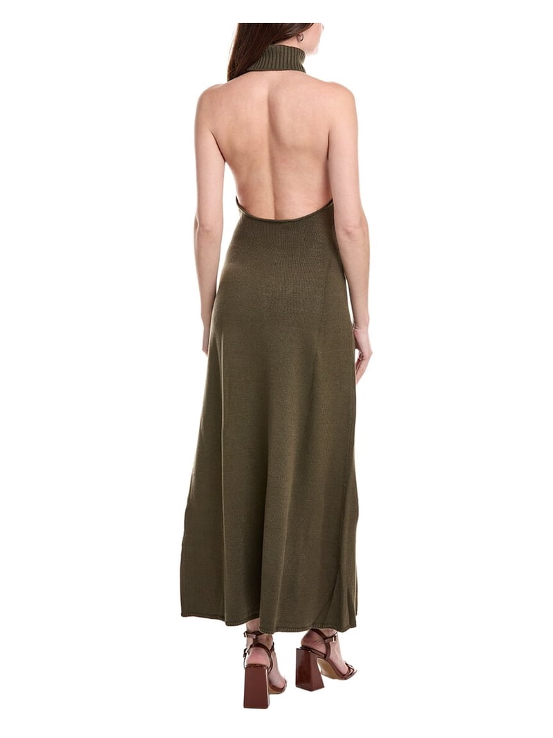 slim fit dress slacks Halter Cape Midi Dress – WeWoreWhat main image 0