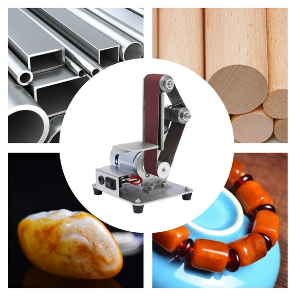 Professional 110V Electric Belt Sander Knife Grinder Edge Sharpening Tool For Households, Food Markets