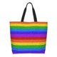 thumbnail image 1 of Easygdp Colorful Glitter Rainbow Bolsas Tote para Mujer, Bolsos de Hombro para Viaje, Bolsos de Mano de Gran Capacidad para Compras y Trabajo, 1 of 8