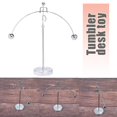 thumbnail image 3 of Pendulum Cradle Balance Home Decor Ball Tumbler Desk Metal Science Physics To B1 L0L3, 3 of 8