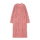 thumbnail image 1 of Minnieouse Manténgase acogedor y elegante, camisones de talla grande para mujer, pijamas cálidos de invierno para mujer, vestido Pijama rosa XXL(140CM), 1 of 6