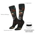 thumbnail image 6 of Fotbe Lion Forest Crown print Women's Men's Novelty Crew Socks Cotton Socks Knee High Socks for Walking,Running,Nurses,Pregnancy, 6 of 8