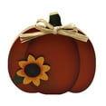 thumbnail image 1 of Adorno de madera para Halloween, figura decorativa, adorno para la cosecha, manualidades, creatividad, centro de mesa Calabaza, 1 of 8