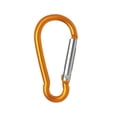thumbnail image 4 of 5/10/50 pcs Aluminum Carabiner Key Chain Clip Outdoor Camping Keyring Snap Hook Water Bottle Buckle Kit Climbing Accessories, 4 of 6