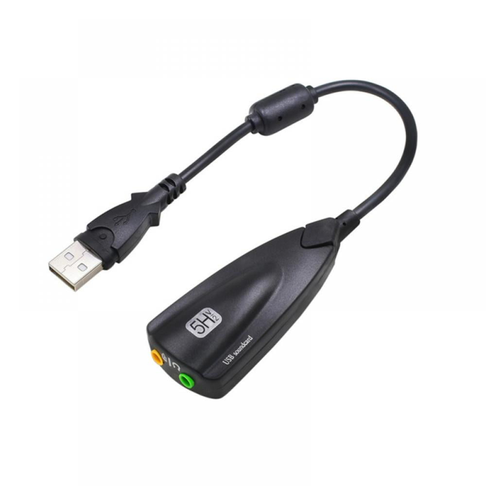 7.1CH Card USB Interface External Adapter Headset - Walmart.com