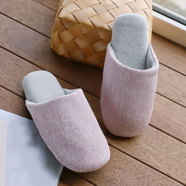 nsendm Female Shoes Adult Robe and Slippers Set Women Gift Set Soft Non  Slip Plush Home On Shoes Indoor Slippers Women Summer Indoor Pink 8 