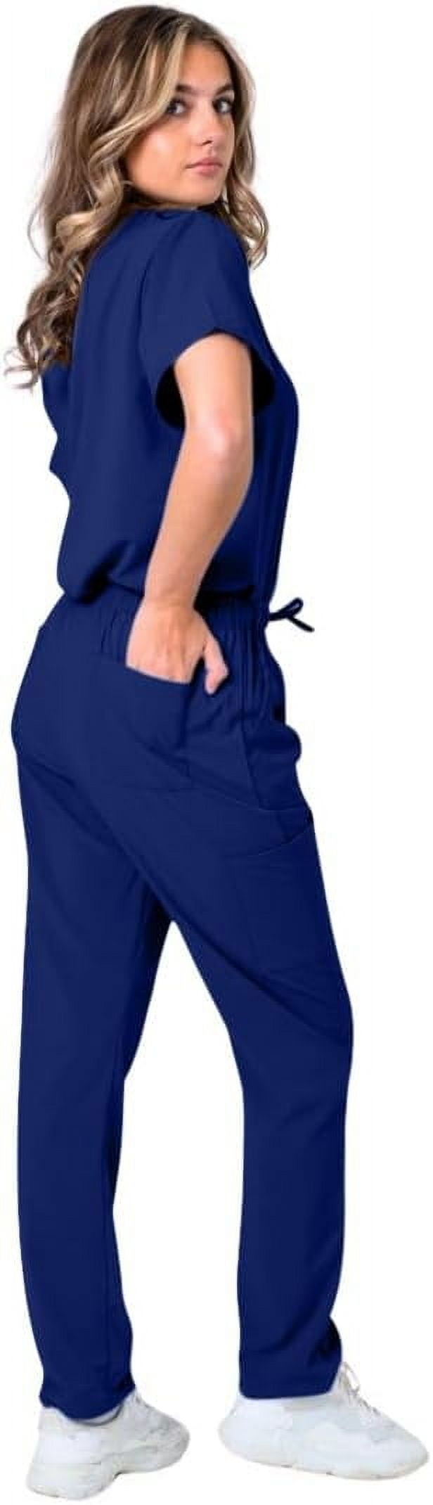 Banu Unisex Scrubs Set - 7 Pocket Medical Scrubs for Women and Men | Nurse Scrub Sets for Women and Men
