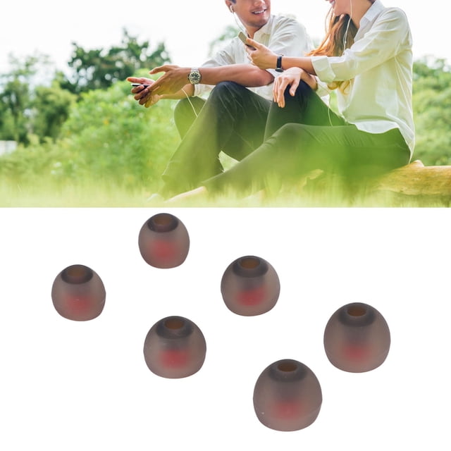 Earbud Tips, Comfortable Replacement Eartips Ergonomic Soft Silicone for 3.8-5.8mm Earbuds