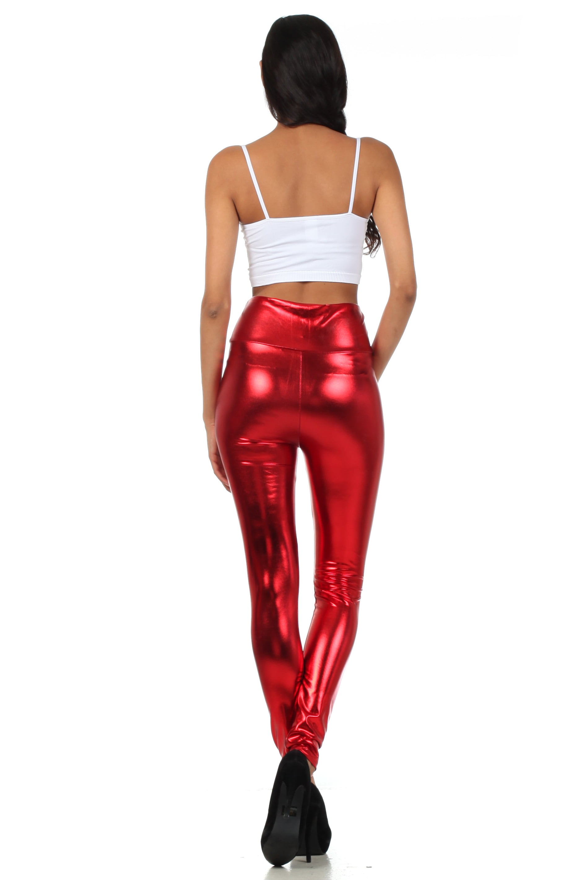 Buy RED Metallic Leggings for Maybe up to Big Kids Online in India 