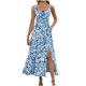 thumbnail image 3 of mfyjkho Vestidos midi para mujer, Vestido midi informal sin mangas con tirantes finos para mujer Vestidos de otoño l, 3 of 9