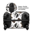 thumbnail image 4 of Bixox Washable French Bulldog3 Printed Luggage Cover, Fashion Suitcase Protector Fits for Medium luggage, 4 of 8