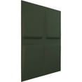 thumbnail image 2 of Ekena Millwork 19 5/8"W x 19 5/8"H Galveston EnduraWall Decorative 3D Wall Panel, UltraCover Satin Hunt Club Green (12-Pack for 32.04 Sq. Ft.), 2 of 6