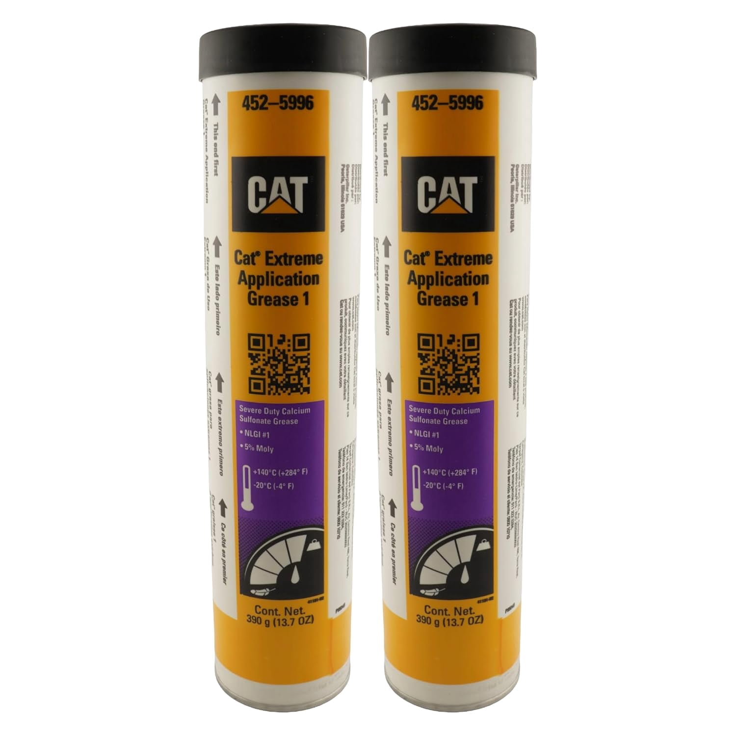 Cat 452-6016 Extreme Application Grease - Desert NLGI #2, 5% Moly