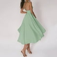 thumbnail image 2 of Vedolay Womens Elegance Audrey Hepburn Style Ruched 3/4 Sleeve Midi A-line Dress,Green S, 2 of 5