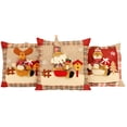 thumbnail image 4 of Oreiller de Noël à la Mode Coloré Santa Claus Elk Snowman Canapé Coussin Coussin Jouet, 4 of 6