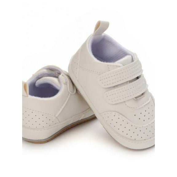 Topumt Baby Boys Girls Shoes Infant Sneakers Non Slip PU Outdoor Tennis Crib Shoes
