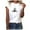 Dark Gray, variant on TSADFHJI Sweatshirt for Women Long Women Basic T Shirt Print Crew Neck White Tops Cotton Casual Women Loose Short Sleeve Blouse Tops Sports Shirt S White
