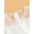 thumbnail image 5 of Bagilaanoe Toddler Baby Girl Party Dress Long Sleeve A-line Princess Dresses 6M 12M 18M 24M 3T 4T Kid Fall Patchwork Tulle Skirt, 5 of 9