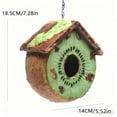 thumbnail image 3 of SLYNSHome Garden Bird House for Outdoors Decor,Hanging Bird Nest Cute Resin Birdhouses for Outside Indoors Garden Backyard Decor, Gift for Bird Lovers, 3 of 6