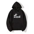 thumbnail image 1 of Sudadera De Hombre Negra Hoodies Hombre Moda Forro Térmico, 1 of 7