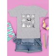 thumbnail image 3 of Kids Animals Drawing T-Shirt Juniors -Image by Shutterstock,  x-Small, 3 of 4