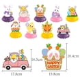 thumbnail image 4 of BotaniNest 9 Piece 3D Easter Party – 3D Bunny & Chick Paper Fan Hanging For Easter Celebrations Festive “Happy Easter” 3D For Home Party Venues & Displ, 4 of 7