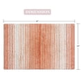 thumbnail image 2 of Home Weavers 100% Cotton Gradiation Collection Bathroom Décor | Washable Rug | Bathroom Mat | Kitchen Mat | Bathroom Rug Set | Bath Mat Set | Bath Floor Mat Non Slip, 24"x40", Coral Rug, 2 of 5