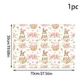 thumbnail image 3 of Bunny Easter Wrapping Paper Roll - Mini Roll - 19.69×27.56in - Watercolor Rabbits and Flower Wrapping Paper Perfect For Spring Summer Party, Easter, Birthday, Baby Shower, 3 of 6