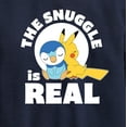 thumbnail image 3 of Pokémon - The Snuggle Is Real Pikachu And Piplup - Toddler & Youth Crewneck Fleece Sweatshirt, 3 of 6