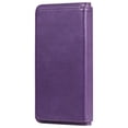 thumbnail image 2 of SaniMore Versatile Case for Google Pixel 7 Pro 6.7", Durable PU Leather Case Card Slots Flip Kickstand Magnetic Closure Anti-drop Shockproof Full Body Protective Wallet Business Case, Purple, 2 of 14