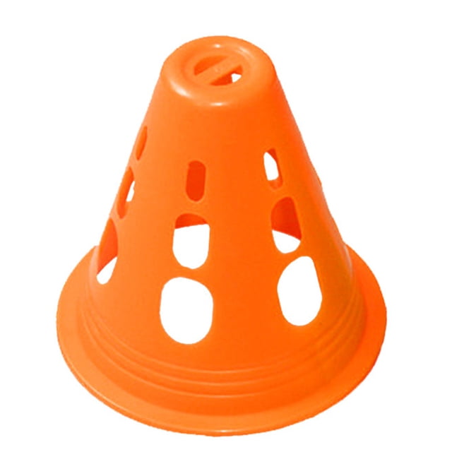 LOLIPPYY 20Pcs Agility Cones for Training Assorted Color Hollow Style Plastic Sports Equipment